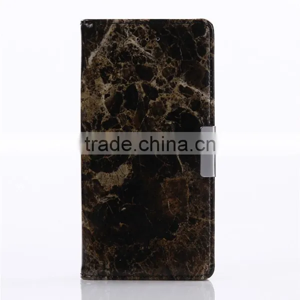 Noble Design High Quality Marble PU Card Bumper/pocket Cell Phone Case for Sony photo-4