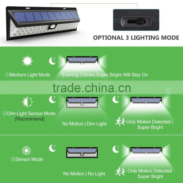 Sensor Light 54 LED Weatherproof Solar Street Light photo-4