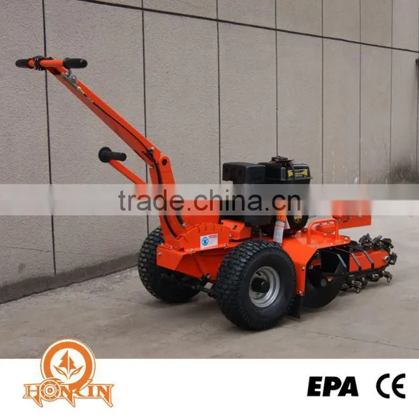 Low Price 7HP Petrol Engine Greenhouses Farm Trencher photo-2