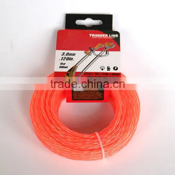 Wholesale Twisted Nylon Monofilament Garden Grass Trimmer Line Nylon Twisting Trimmer Line photo-4