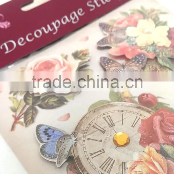 Popular Hot Sale 3D Decoupage Stickers, Craft Gift Sticker for Decoration photo-2