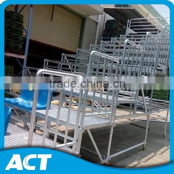 Temporary Steel Grandstand, Grandstand Chairs With Plastic Gym Seats photo-4