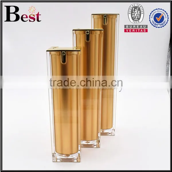 50ml Gold Acrylic Spray Pump Bottle Luxury Pump Pressure Spray Bottle for Lotion photo-5