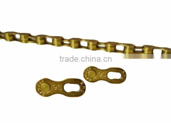 KMC X9SL Super Light 9 Speed Titanium Gold Bicycle Chain photo-5
