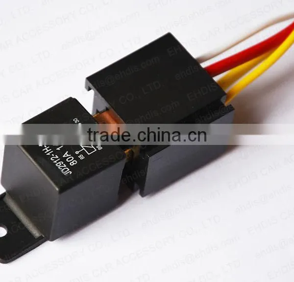 Auto Socket 12v 24v 36v 80A 4 Pin Relay Socket photo-3