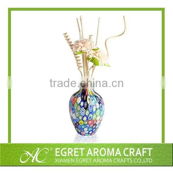 2015 Natural Home Air Freshener Round Shape Glass Reed Diffuser Bottle Scent Air photo-4