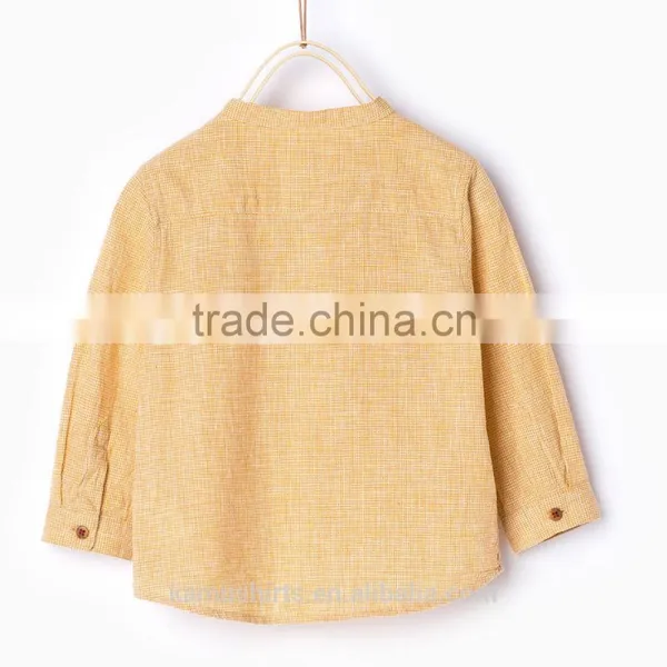Swallow Gird Children Shirts Fashion Checks Boys Shirts photo-4