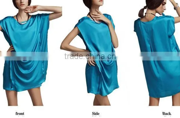 Wholesale Fancy Ladies Tops New Designs Plus Size Batwing Sleeves Fancy Ladies Tops Latest Design photo-2