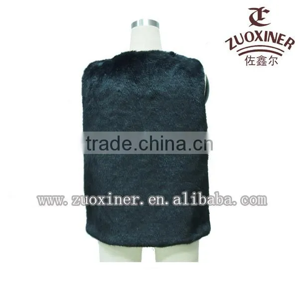 2017 Newest Style Cheap Fur Vests Femme photo-2