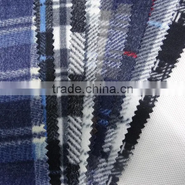 New Design Check Printing Coral Fleece Fabric