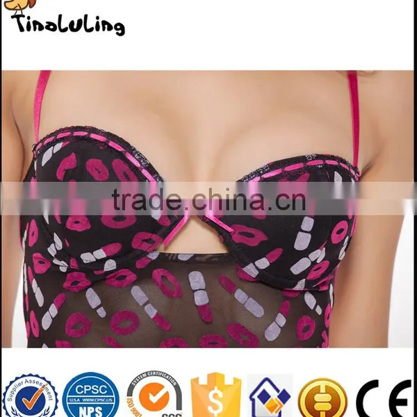Women Cheap Valentine Sexy Babydoll Lingerie Manufacture photo-2