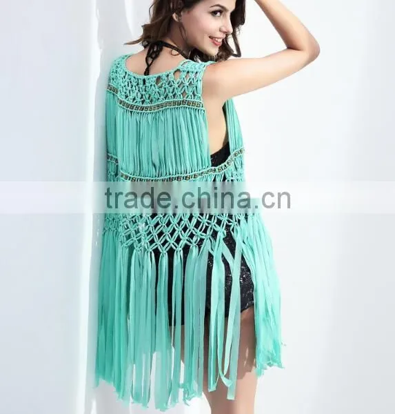 Ladies Summer Beach Wear Kaftans Handmade Beach Crochet Kaftan