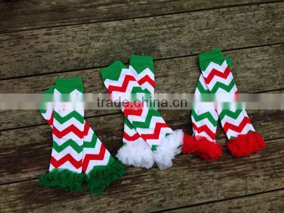 Cute Baby Ruffle Leg Warmers Kids Handmade Pink Leg Warmers photo-6