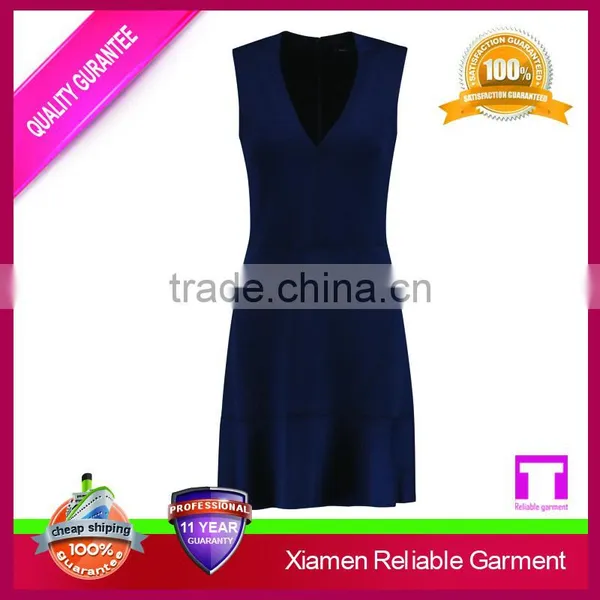 Fashion Office Lady Dress 2015 Free Prom Dress, Summer Latest Dress Designs for Ladies photo-5
