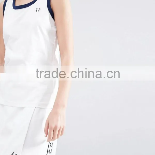 Custom Women Sleeveless New 2016 Fashion Casual Sleeveless Shirts photo-3