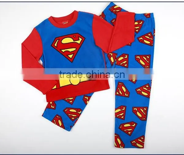 Super Man Pajamas Super Soft Fleece Sleeping Wear photo-2