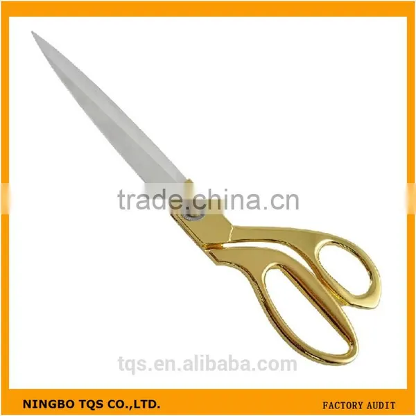 Hot Sale Golden Plating Different Types Of Household Scissors Fabric Cutting Scissors photo-2