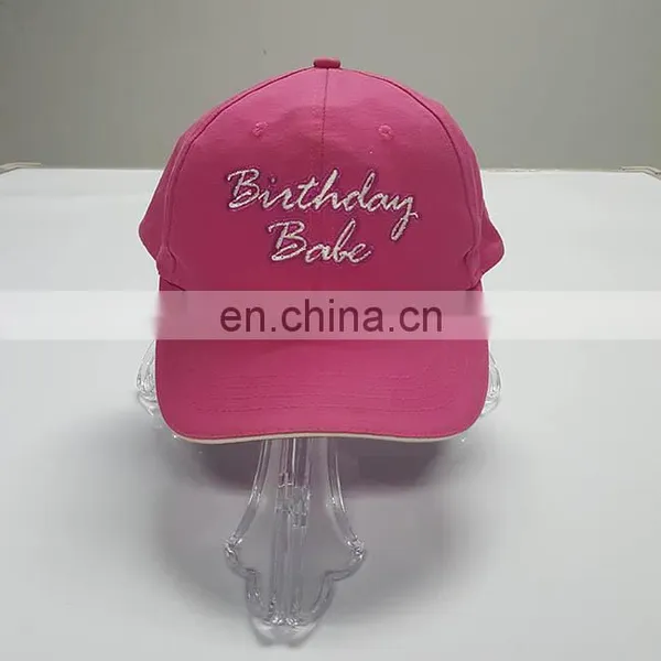 Custom Made in China Light up Sun Cap Dad Man Hat With Led photo-2