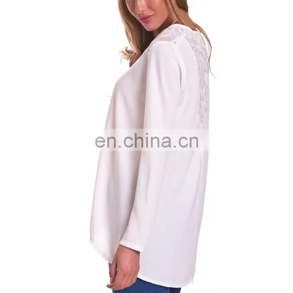Plus Size Blouse Fashion Lace Blouse for Fat photo-3