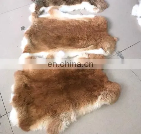 Factory Wholesale Natural Tanned Rabbit Skins and All Colors Rabbit Skins