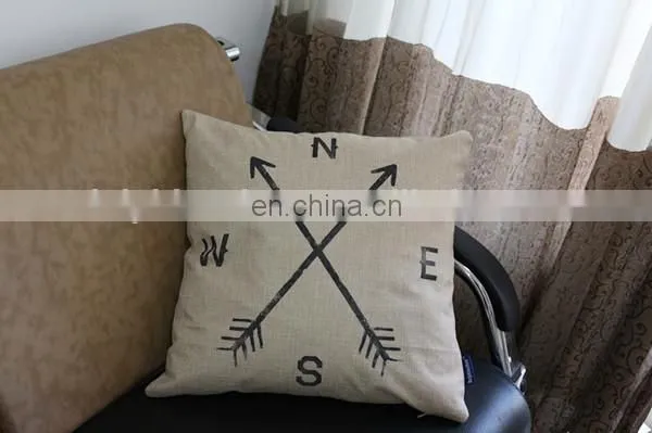 Promotional Cheap Home Decorative Cushion Cover Custom Fashion 50x50 Linen Pillow Cover photo-4