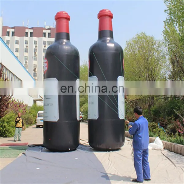 Ground Decorative Factory LED Inflatable Wine Bottle photo-2