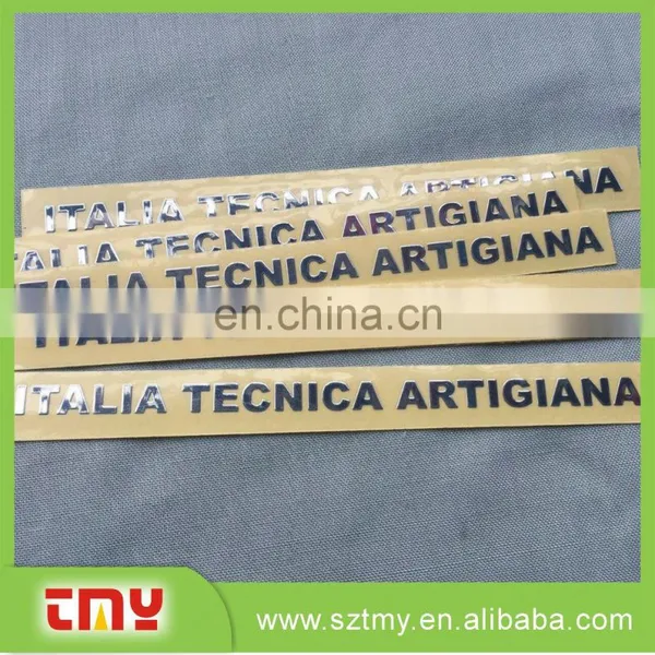 Costomized Metal Label Self Adhesive Metal Label Best Price Fashion Metal Label photo-3