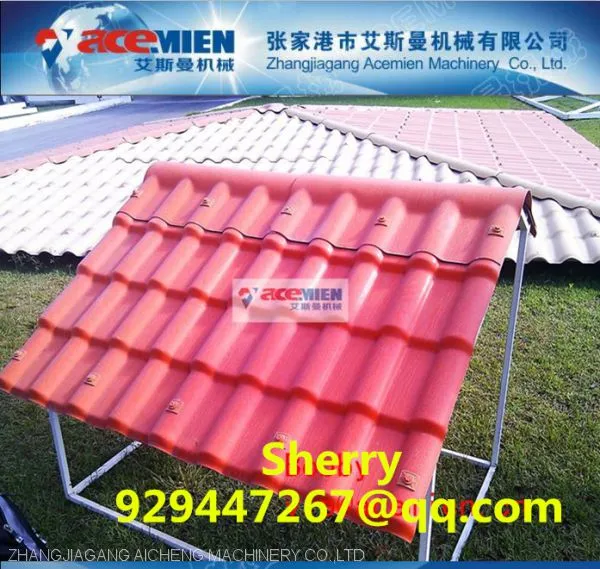 Plastic Pvc Asa Roof Tile Roofing Sheet Making Extruder Machine Plastic Recycling Machinery photo-5