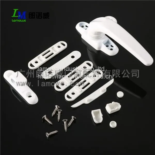 Aluminum Door Window Accessories Casement Window Handle With Lock