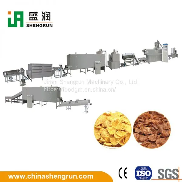 Multifunctional Chocolate Roasted Corn Flakes Making Machine India photo-3