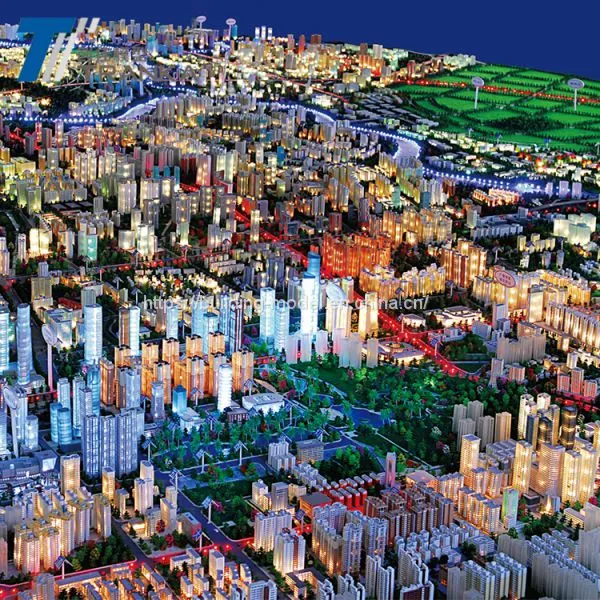 Hot Sell 3D Miniature City Models , Scale Model Building Making photo-5
