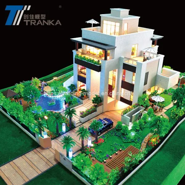 High Quality Architecture House Layout With Warm Light , Villa Model photo-3