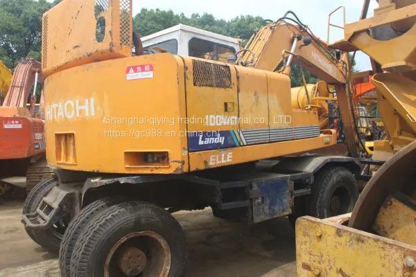 USED HITACHI 100WD MOBILE EXCAVATOR SALE photo-3