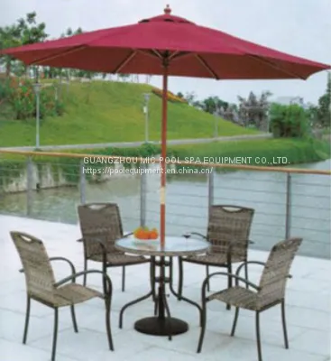 Outdoor Garden Beach Chair, Umbrella photo-3