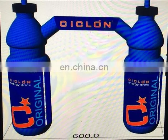 Attractive Customized Inflatable Bottle Arch, Digital Printing Inflatable Archway For Promotion Advertising photo-5
