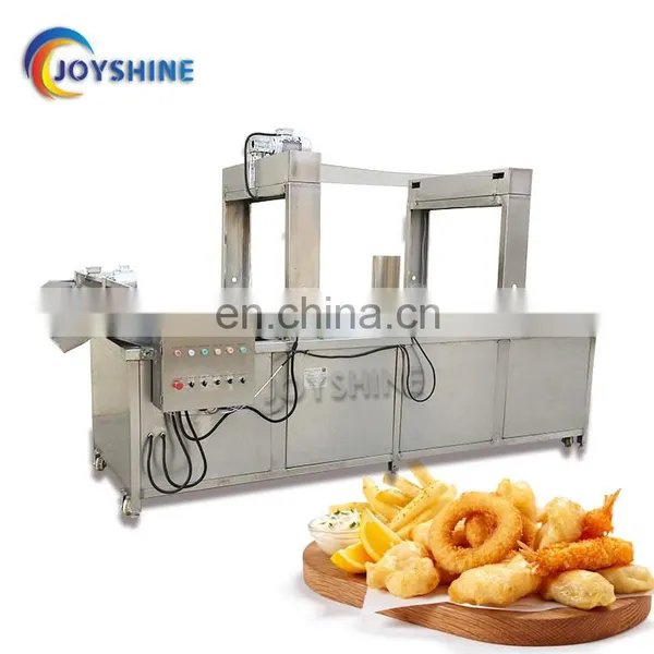 Hot Selling to Turkey 300KG/H Continuous Puff Snacks Frying Machinery photo-6