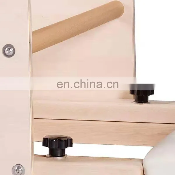 2020 Hot Sale Commercial Gym Studio Classic New Household Pilates Reformer Machine White Maple Wood Pilates Ladder Barrel Yogo photo-4