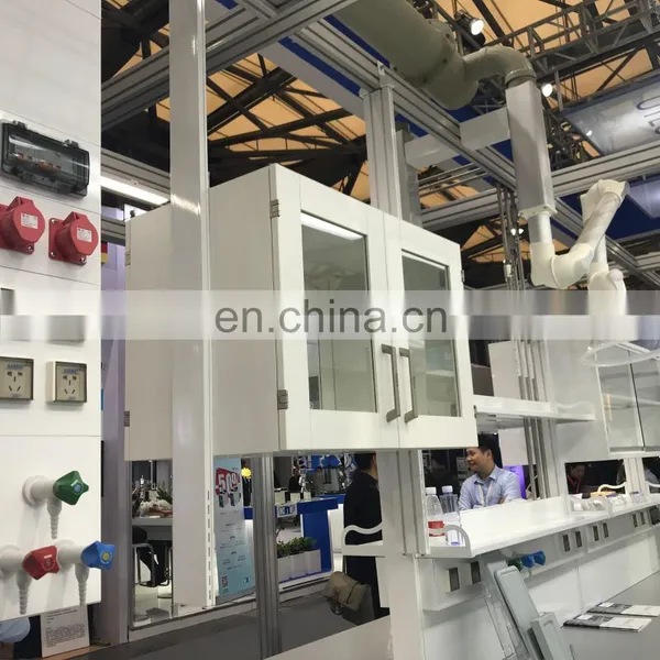 Lab Furniture Central Workbench With Hanging Cabinet Design photo-2
