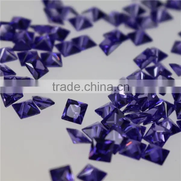 Wholesale Incomparable Beautiful 2mm Square Sapphire Zircon photo-4