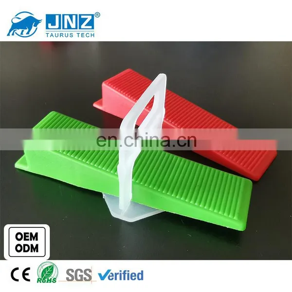 JNZ Premium Factory Plastic Tile Clips and Wedges Green Red Tile Leveling System photo-2
