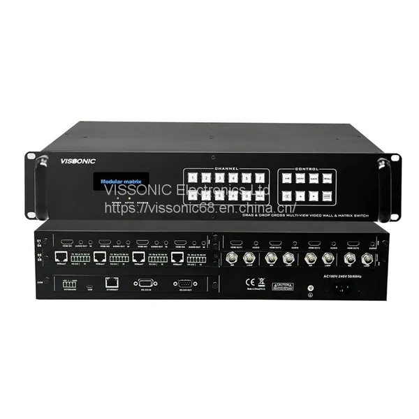 Modular Seamless Switching Videowall Processor 8x8