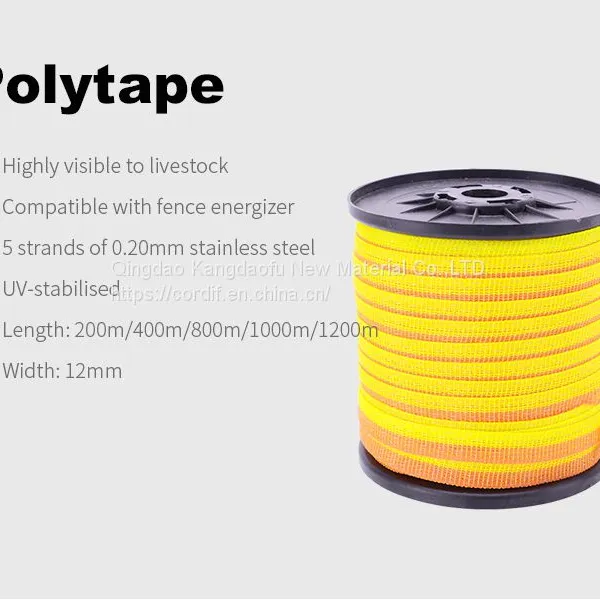 (electric Fence) Electric Polytape Width 40mm for Horses on Australia photo-3