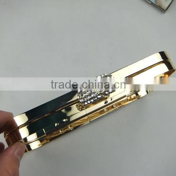Gold High-grade Metal Purse Frame photo-4