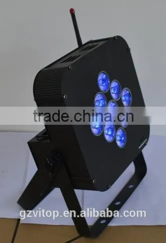 Best Selling Led Uplight With Wireless Battery Par 9x10w Rgbw 4in1wireless Uplights photo-5