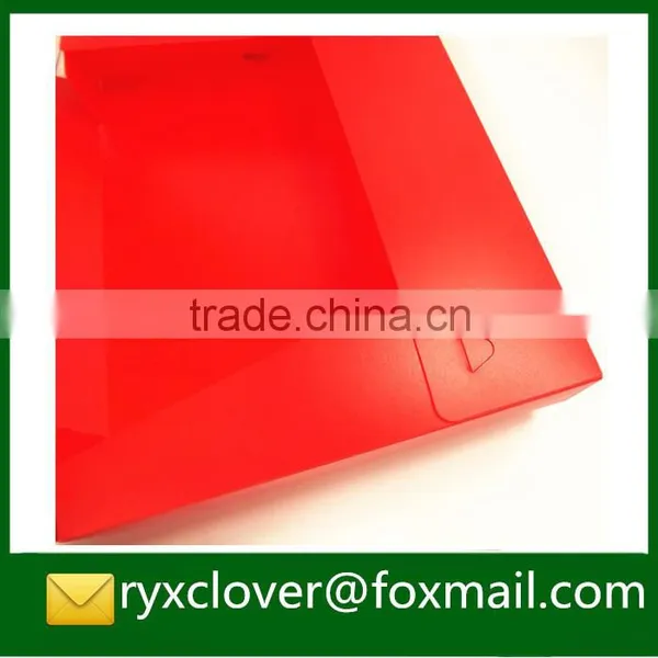 Office Business Document Box A4 Size PP Plastic Hook and Loop Fastener Box File Folder Supplier's Choice photo-5