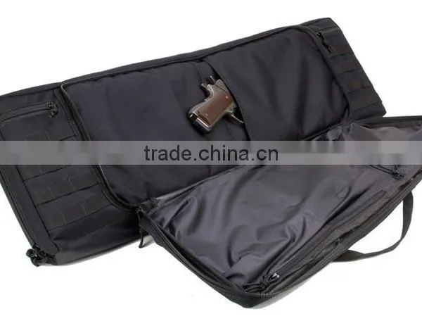 36 Double Rifle Case - 36" Padded Long Gun Case & Rifle Storage Backpack With Molle Pouches, Integrated Pistol Cases photo-5