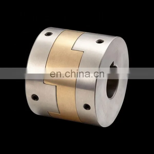 High Regidity ISO Certificate DFCG Stainless Steel Drive Shaft Coupling Flexible Type Keyed Keyway Sliding Oldham Coupler photo-3