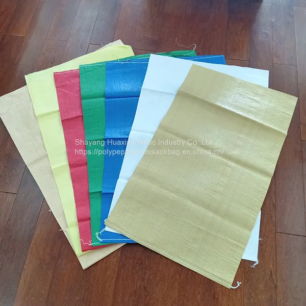 25kg 50kg Customized Color Grain Sugar Flour Rice Feed Fertilizer Laminated China Pp Woven Bag Manufacturer photo-3