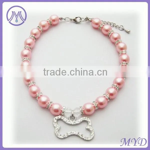 Customized Crown Pearl Pet Pendant Necklace for Dog Cat photo-6