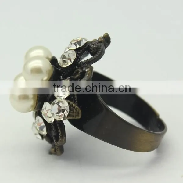 Adjustable Antique Copper Ring photo-2